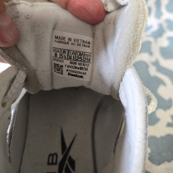 Reebok Club C Cardi B Sneakers Shoes Chalk White H01012 Women’s Size US 8 - Picture 8 of 9